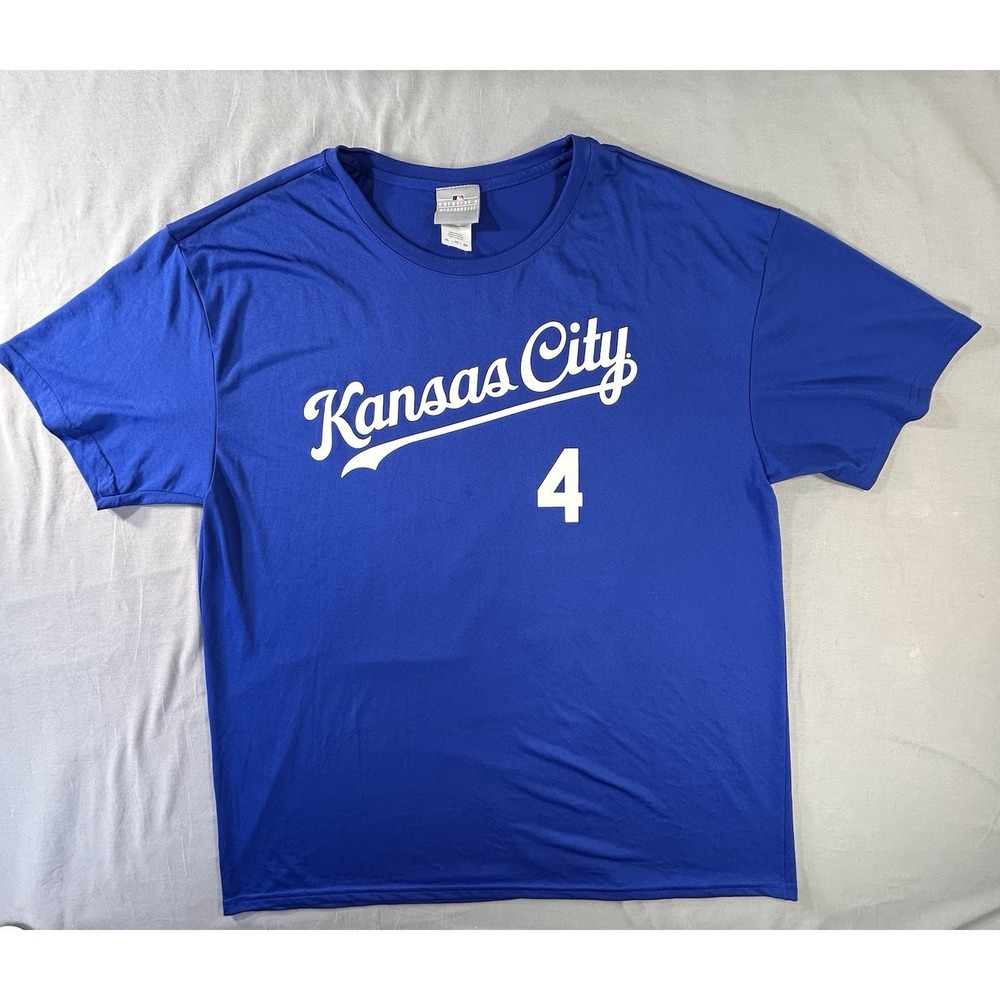 MLB Kansas City Royals Baseball Gordon #4 Shirt Men's XL Game Day Team Wear